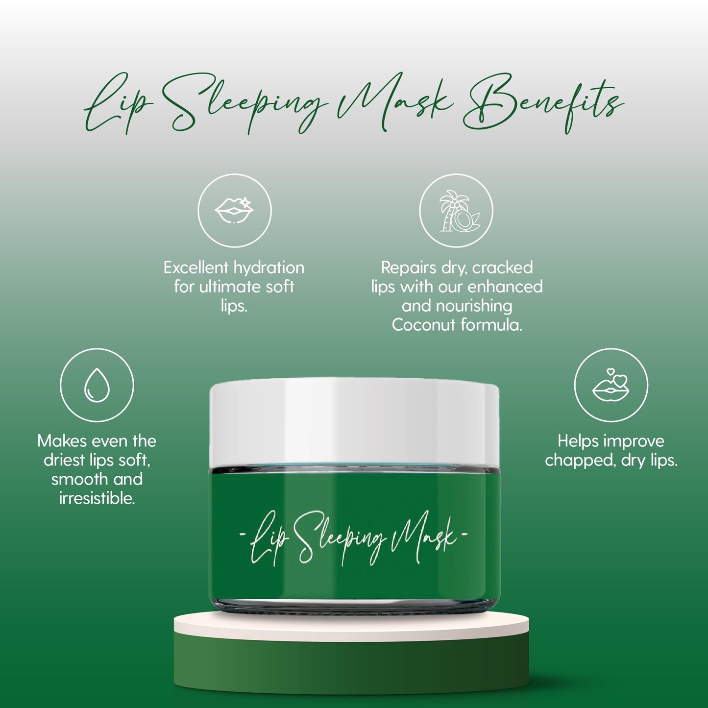 CalmGenix Lip Mask - Coconut