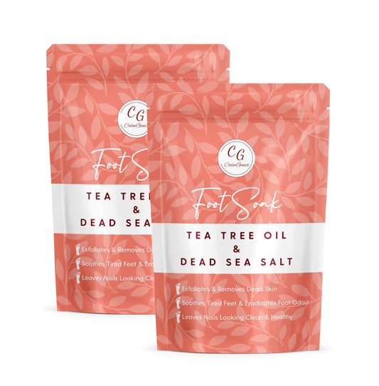 CalmGenix Foot Soak with Tea Tree Oil & Dead Sea Salt – Double Pack